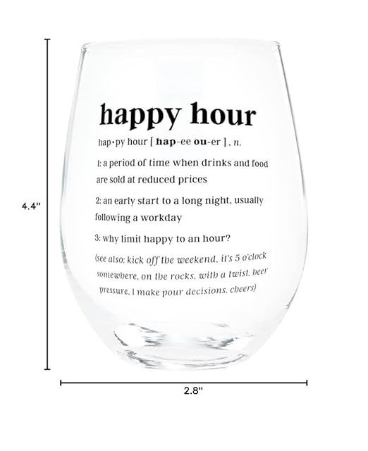 About Face Designs Wine Glass